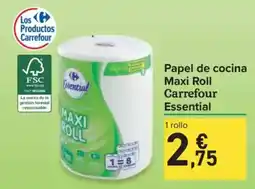 Carrefour Express Papel de cocina Maxi Roll Carrefour Essential oferta