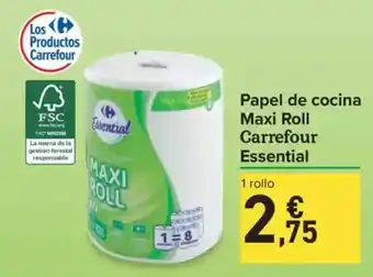 Carrefour Express Papel de cocina Maxi Roll Carrefour Essential oferta