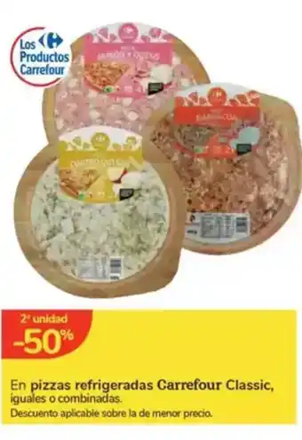 Carrefour Express En pizzas refrigeradas Carrefour Classic oferta