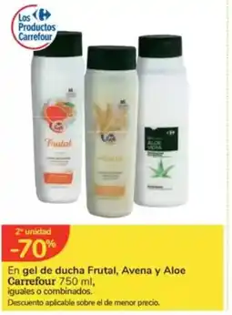 Carrefour Express En gel de ducha Frutal, Avena y Aloe Carrefour oferta