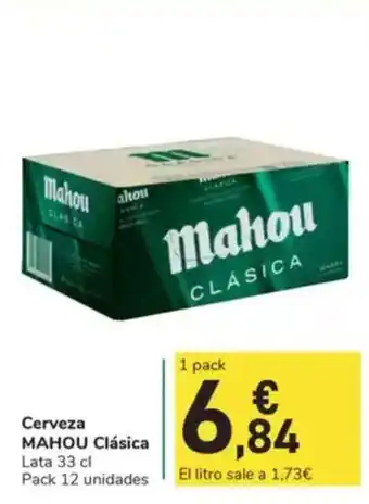 Carrefour Express MAHOU Cerveza Clásica oferta