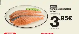 Hipercor Porción de salmón mowi oferta