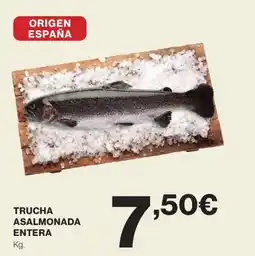 Hipercor Trucha asalmonada entera oferta