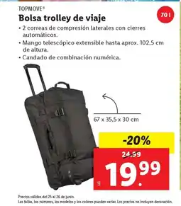 Ocine TOPMOVE Bolsa trolley de viaje oferta