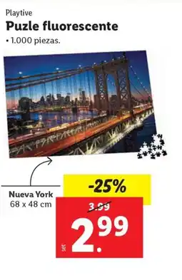Ocine PLAYTIVE Puzle fluorescente oferta