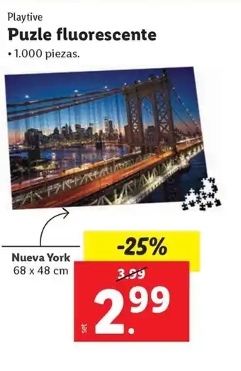 Ocine PLAYTIVE Puzle fluorescente oferta