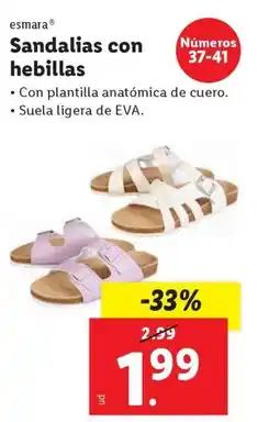 Ocine ESMARA Sandalias con hebillas oferta