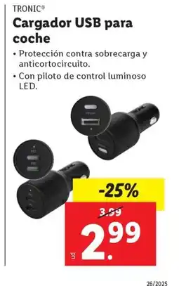 Ocine TRONIC Cargador USB para coche oferta