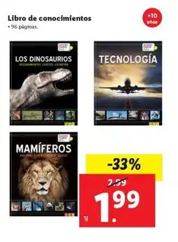 Ocine Libro de conocimientos oferta