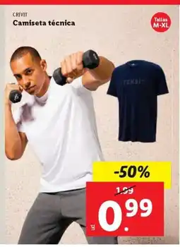 Ocine CRIVIT Camiseta técnica oferta