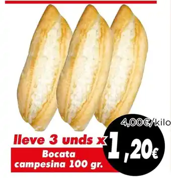 Proxi Bocata campesina oferta
