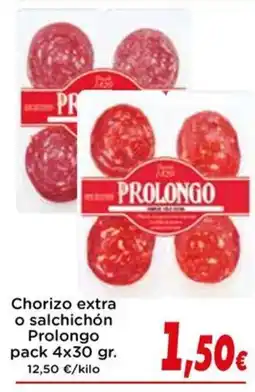 Proxi PROLONGO Chorizo extra o salchichón oferta