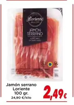 Proxi LORIENTE Jamón serrano oferta