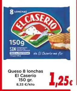 Proxi EL CASERIO Queso 8 lonchas oferta