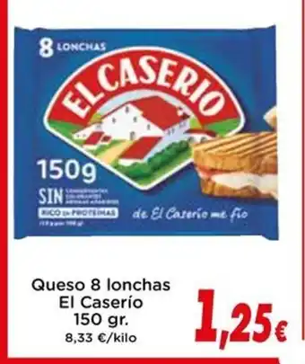 Proxi EL CASERIO Queso 8 lonchas oferta