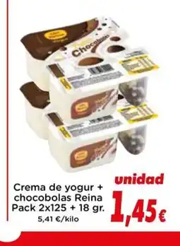Proxi REINA Crema de yogur + chocobolas oferta