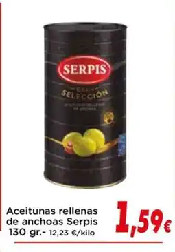Proxi SERPIS Aceitunas rellenas de anchoas oferta