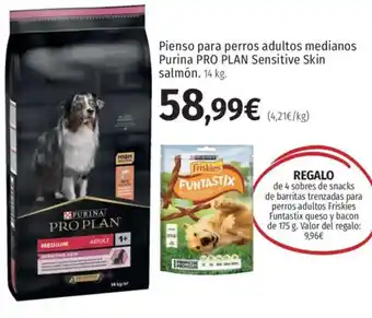 El Corte Inglés PRO PLAN Pienso para perros adultos medianos Purina Sensitive Skin salmón. oferta