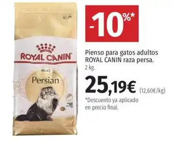 El Corte Inglés ROYAL CANIN Pienso para gatos adultos raza persa. oferta