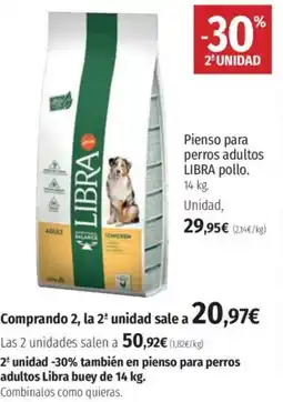 El Corte Inglés LIBRA Pienso para perros adultos oferta