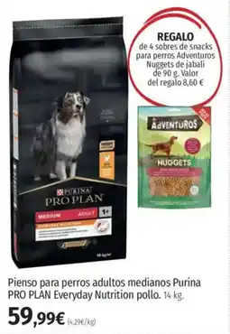 El Corte Inglés PRO PLAN Pienso para perros adultos medianos Purin Everyday Nutrition pollo oferta