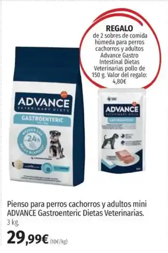 El Corte Inglés ADVANCE Pienso para perros cachorros y adultos mini Gastroenteric Dietas Veterinarias. oferta