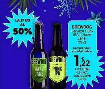Hugo Boss Brewdog Cerveza Punk Ipa O Hazy Jane oferta