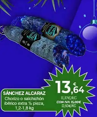 Hugo Boss Sánchez Alcaraz Chorizo O Salchichón Ibérico Extra 1 2 Pieza oferta