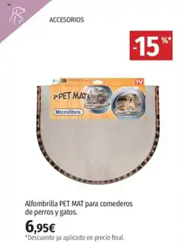 El Corte Inglés PET MAT Alfombrilla para comederos de perros y gatos. oferta