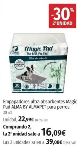 El Corte Inglés ALMA BY ALMAPET Empapadores ultra absorbentes Magic Pad para perros oferta