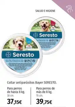 El Corte Inglés SERESTO Collar antiparásitos Bayer oferta