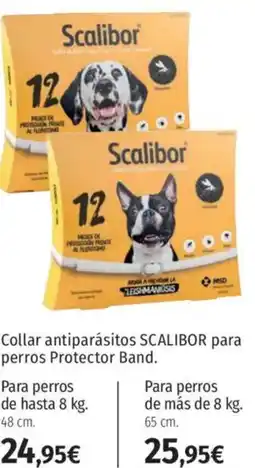El Corte Inglés SCALIBOR Collar antiparásitos para perros Protector Band. oferta