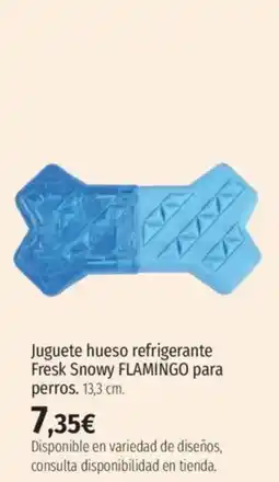 El Corte Inglés FLAMINGO Juguete hueso refrigerante Fresk Snowy para perros oferta