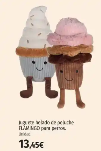 El Corte Inglés FLAMINGO Juguete helado de peluche para perros oferta