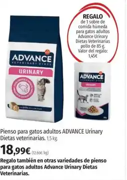 El Corte Inglés ADVANCE Pienso para gatos adultos Urinary Dietas veterinarias oferta