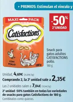 El Corte Inglés CATISFACTIONS Snack para gatos adultos oferta