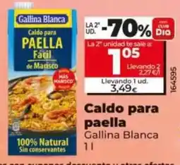 Dia Gallina blanca - caldo para paella 1 l oferta