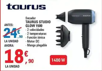 E.Leclerc Taurus - secador glow 1500 oferta