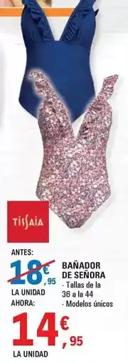 E.Leclerc Tissaia - banador de senora oferta