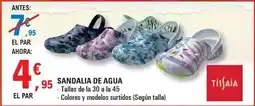 E.Leclerc Tissaia - sandalia de agua oferta