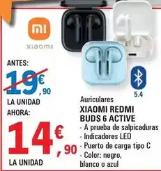 E.Leclerc Xiaomi - redmi buds 6 active oferta