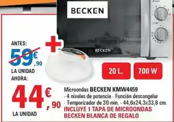 E.Leclerc Becken - microondas kmw4459 oferta