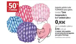 El Corte Inglés FLAMINGO Juguete pelota Luke para gatos. oferta