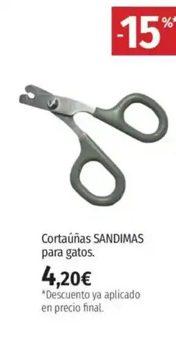 El Corte Inglés SANDIMAS Cortaúñas para gatos. oferta