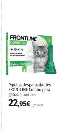 El Corte Inglés FRONTLINE Pipetas desparasitantes Combo para gatos oferta