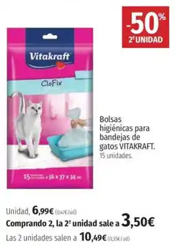 El Corte Inglés VITAKRAFT Bolsas higiénicas para bandejas de gatos oferta