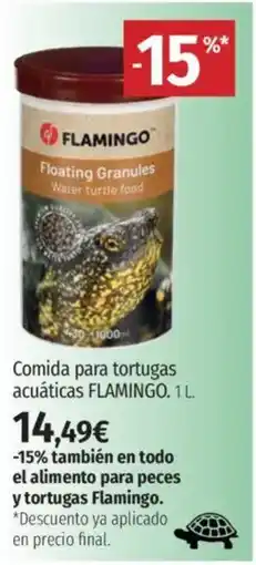 El Corte Inglés FLAMINGO Comida para tortugas acuáticas oferta