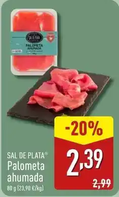 ALDI Sal de plata - palometa ahumada oferta