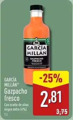 ALDI Garcia millan - gazpacho fresco oferta