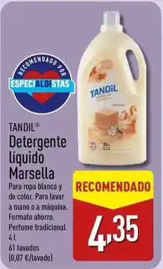 ALDI Tandil - detergente líquido marsella oferta